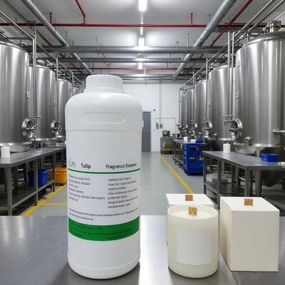 ट्यूलिप खुशबू मोमबत्ती खुशबू तेल ग्रैंड फ्लोरल आर्किटेक्चर के साथ गर्म प्रक्रिया सुगंधित मोमबत्तियाँ उत्पादन के लिए बहु-स्तरित पुष्प गुलदस्ता